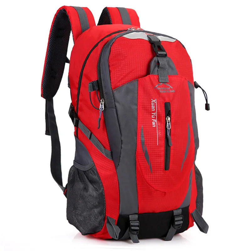 Sac à Dos Tactique Nylon Imperméable 30-40L – Dos Rembourré, Sangle Poitrine | Randonnée, Camping, Trekking, Militaire