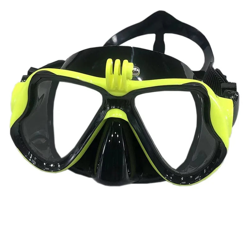 Masque de plongée et snorkeling adulte en verre trempé