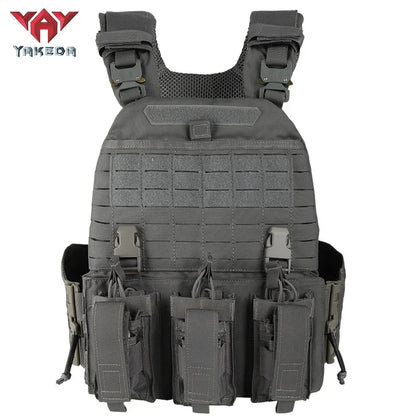 Gilet tactique MOLLE à dégagement rapide en nylon