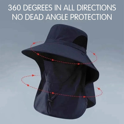 Bob cagoule femme avec couvre-nuque et protection solaire