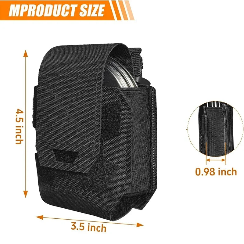Holder Tactique pour Menottes - Poche MOLLE Universelle pour Menottes Standard avec Système de Libération Rapide BLACKBEARD OUTDOOR INDUSTRIES