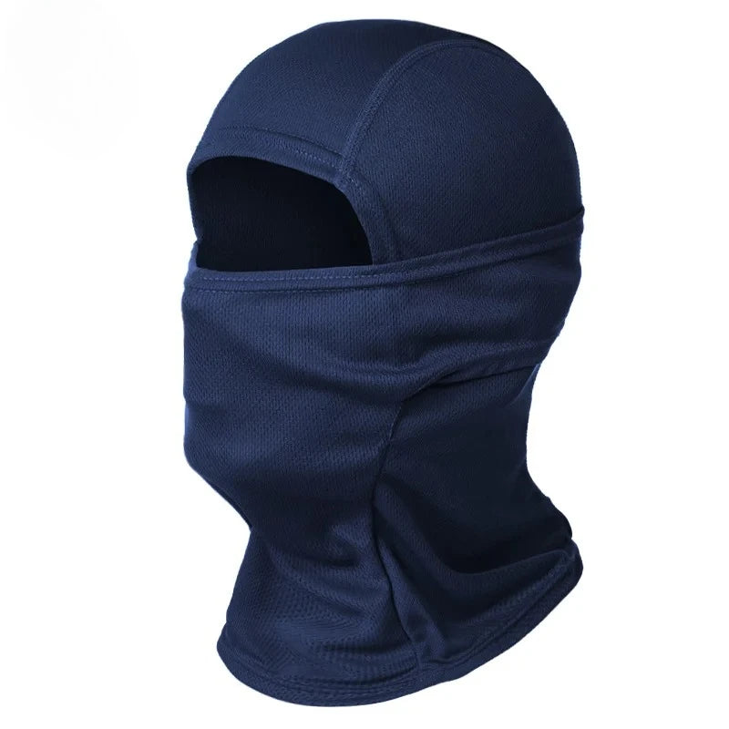 Cagoule intégrale en mesh respirant, protection visage outdoor