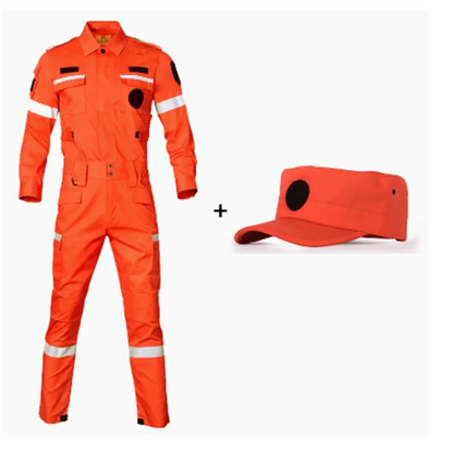 Tenue de secours homme à bandes réfléchissantes