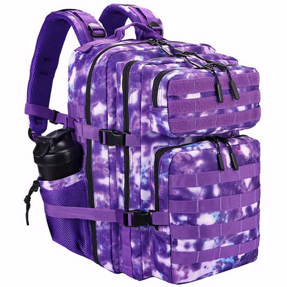 Sac à dos tactique 45 L avec système MOLLE et compartiment PC