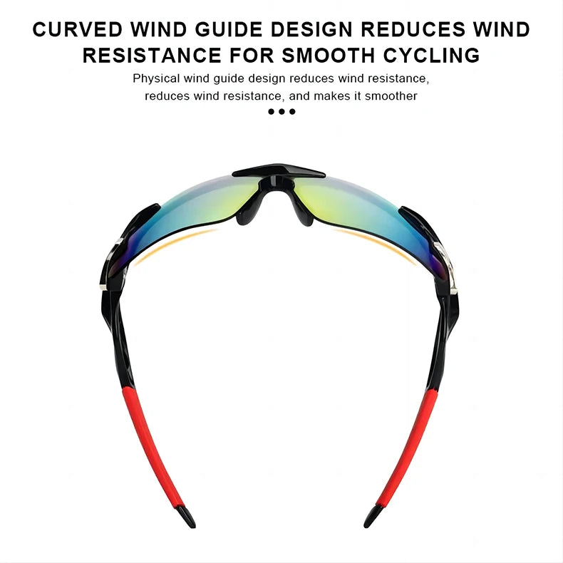 Lunettes de Soleil Sport RR7427 – Cyclisme Route & VTT Protection Totale – Confort Léger – Design Agressif - BLACKBEARD OUTDOOR INDUSTRIES