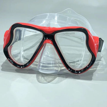 Masque de plongée et snorkeling adulte en verre trempé