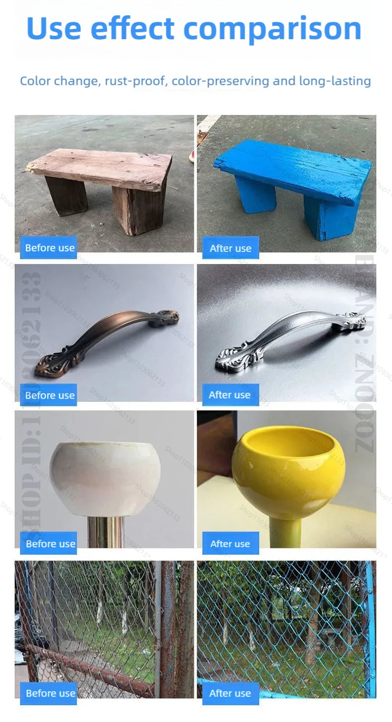 Lot de 2 Bombes de Peinture en Spray 450 ml – Multi-surfaces - BLACKBEARD OUTDOOR INDUSTRIES