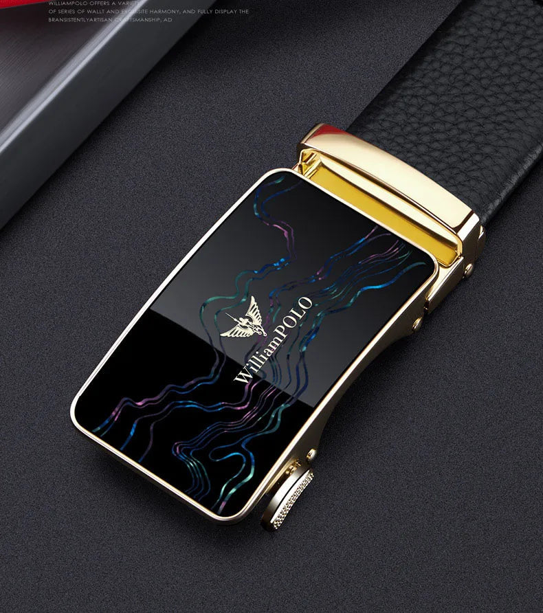 Ceinture en Cuir de Vachette Business WILLIAMPOLO Ma boutique