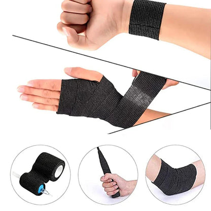 Bandage Auto-adhésif pour Tatouage - Bandes de Protection de Doigts - Enroulements Non-tissés Imperméables et Respirants - Accessoires de Tatouage (5/10/15/20 unités) BLACKBEARD OUTDOOR INDUSTRIES