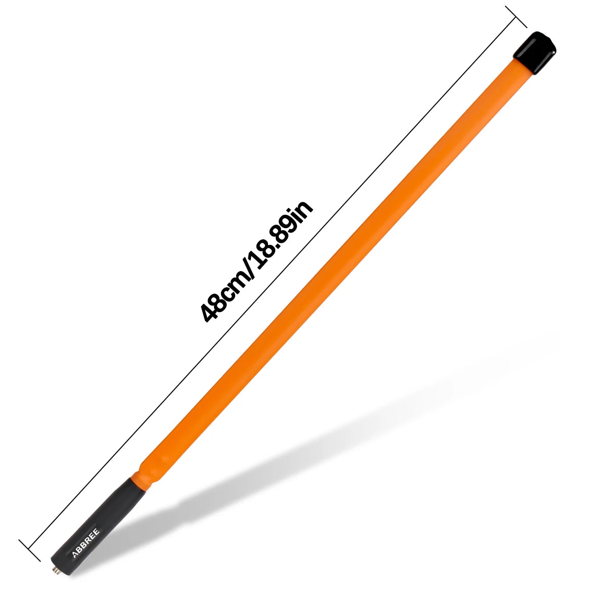 Antenne tactique rabattable ABBREE CS SMA Femelle 144/430MHz Dual Band pour BAOFENG UV-5R, UV-5RH, Quansheng UV-K5, et autres Talkies-Walkies - BLACKBEARD OUTDOOR INDUSTRIES