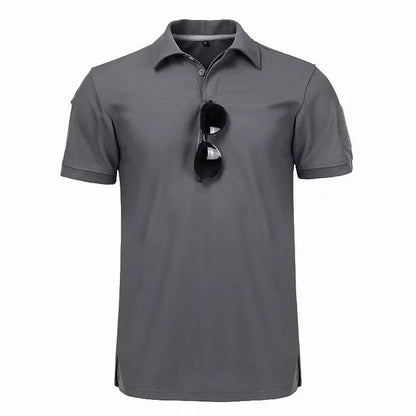 Polo Tactique Homme – T-shirt Respirant, Séchage Rapide, Idéal pour l'Été, Randonnée, Escalade et Loisirs en Plein Air - BLACKBEARD OUTDOOR INDUSTRIES