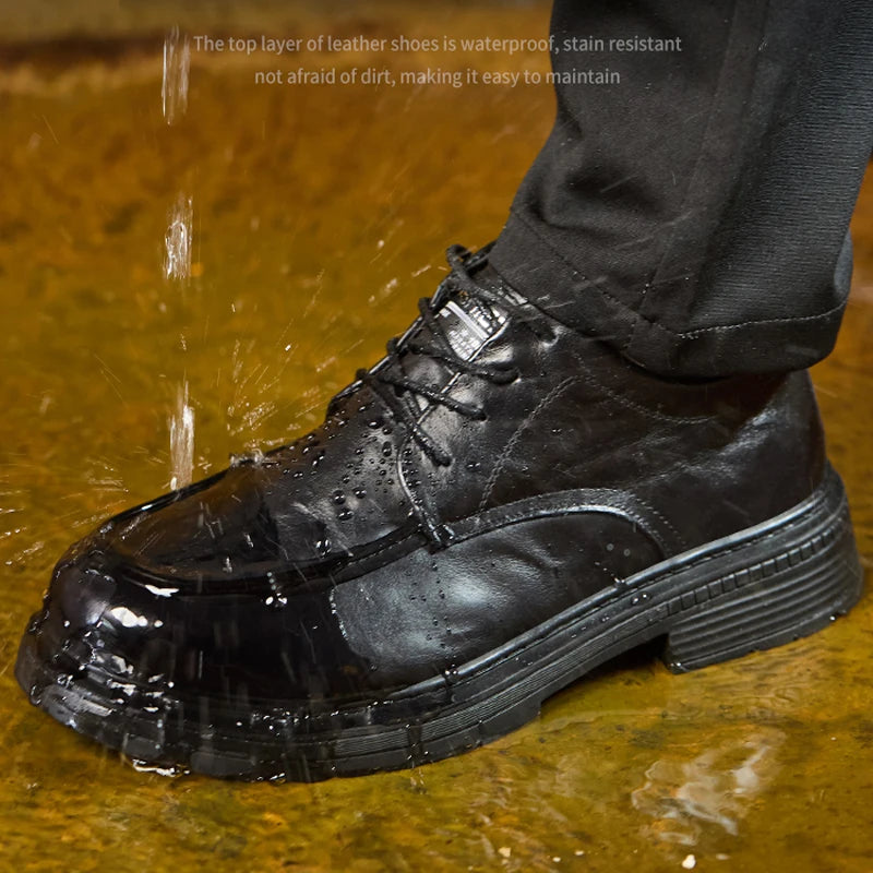 Mocassins homme en cuir noir – modèle 922, tailles 38 à 45