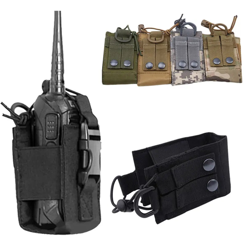 Pochette Tactique Radio / Talkie-Walkie MOLLE – Étui Nylon Résistant pour Chasse, Airsoft, Randonnée - BLACKBEARD OUTDOOR INDUSTRIES