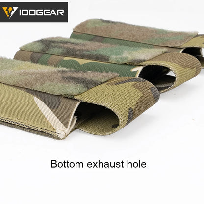 Poche à Chargeurs Tactique 5.56 Triple IDOGEAR – Modèle DOPE avec Fixation Élastique Hook & Loop - Référence 3598 - BLACKBEARD OUTDOOR INDUSTRIES