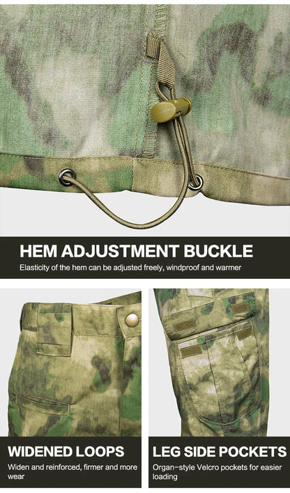 Uniforme Tactique BDU - Ensemble Camouflage avec Chemise et Pantalon | Vêtements de Randonnée, Chasse, Entraînement et Airsoft BLACKBEARD OUTDOOR INDUSTRIES
