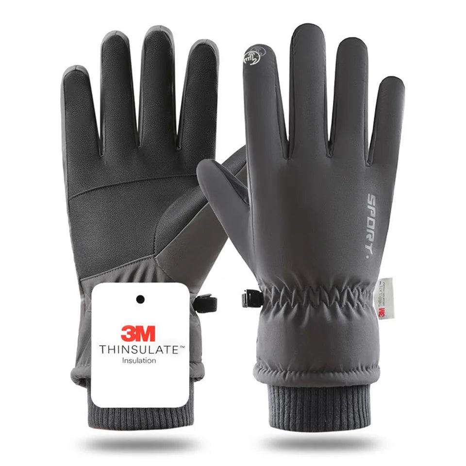 Gants Hiver Chauds GTUBIKE – Vélo Ski Randonnée Tactile Imperméable