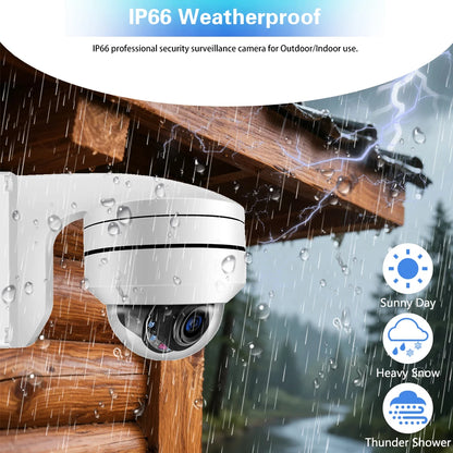 Caméra de Surveillance POE PTZ 8MP — Zoom Optique 12X, Vision Nocturne IR, Étanche IP66 - BLACKBEARD OUTDOOR INDUSTRIES