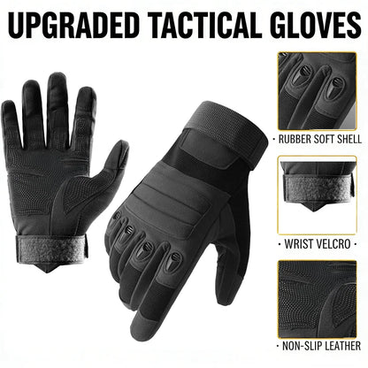 Gants moto tactiques imperméables avec écran tactile