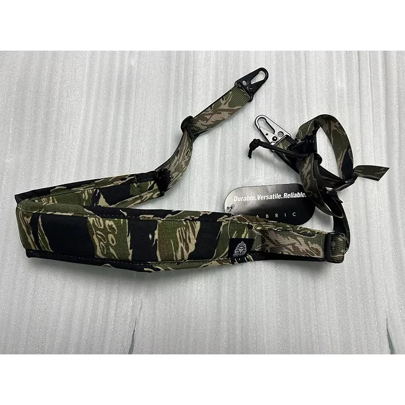 Sangle Tactique 2 Points Camouflage Nylon 500D – Réglable Quick Adjust, 9 Coloris