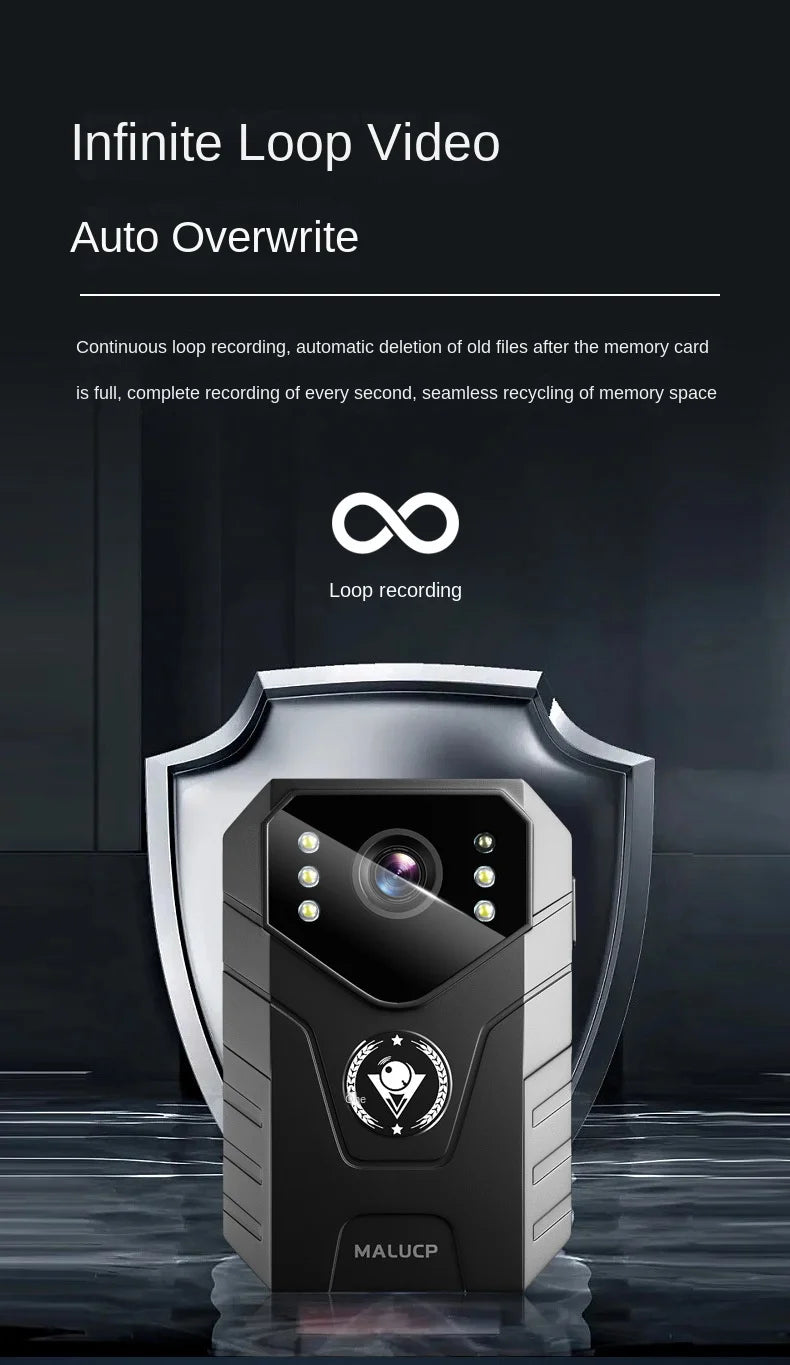 4K Digtal Body Camera Waterproof 1080P Infrared Night Vision Ma boutique