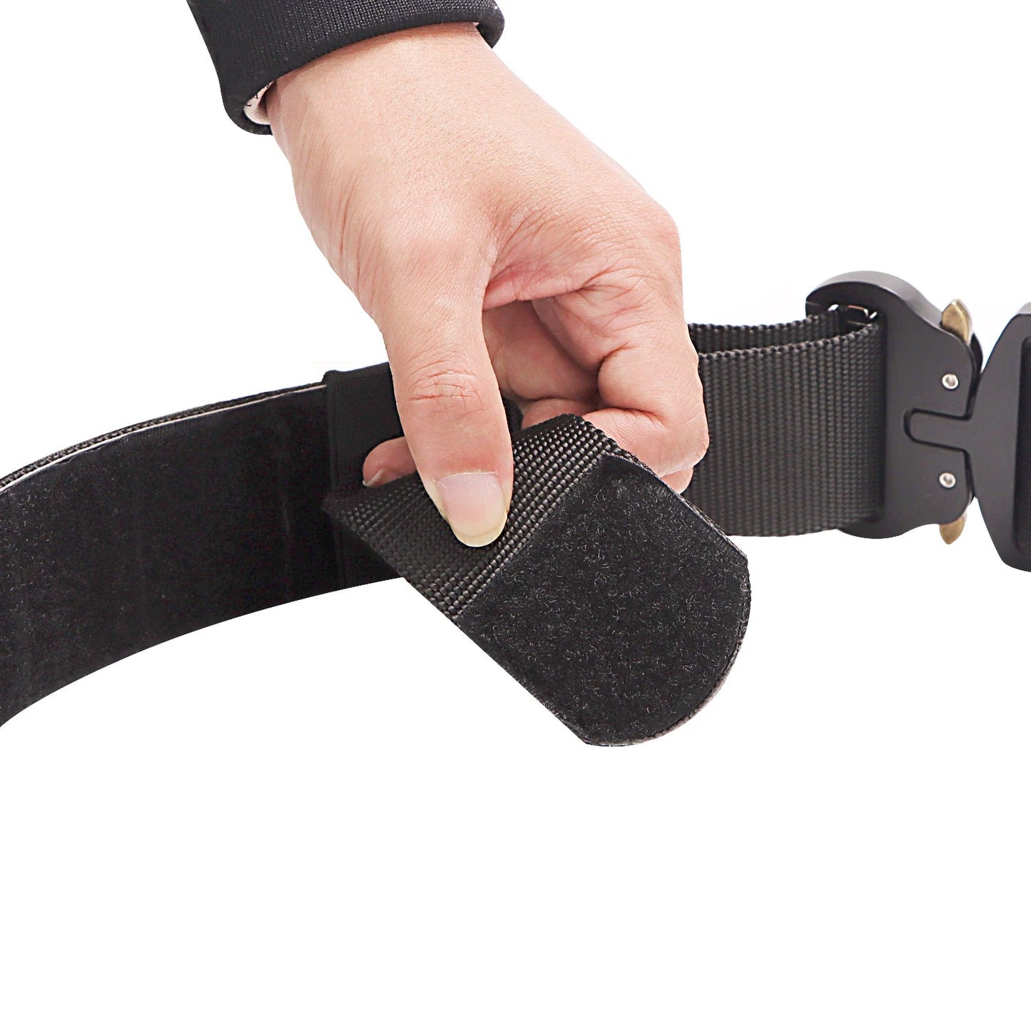 Ceinturon Tactique LOOP – Nylon Haute Qualité avec Boucle Métal, Multicam, Noir, Kaki Ma boutique