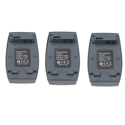 Batterie LiPo 3.7V 580mAh pour Hélicoptère RC ERA C128 Sentry 4CH — Pack 1, 2 ou 3 - BLACKBEARD OUTDOOR INDUSTRIES