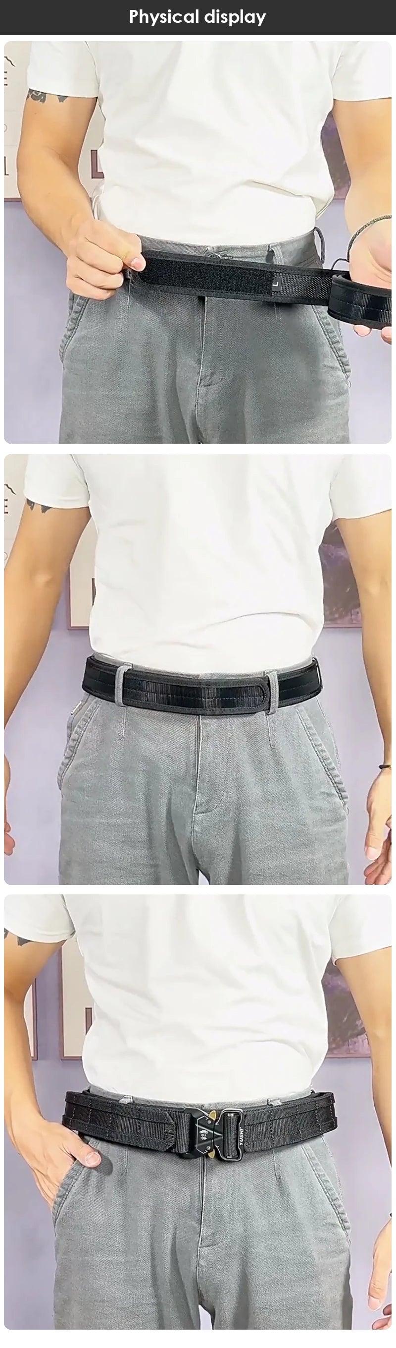 Ceinturon Tactique Velcro VATLTY (Modèle VT4206) Ma boutique