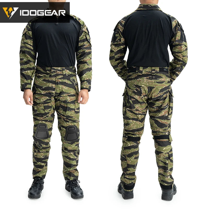 Uniforme Tactique IDOGEAR Gen3 Combat BDU avec Protections Coudes et Genoux - BLACKBEARD OUTDOOR INDUSTRIES