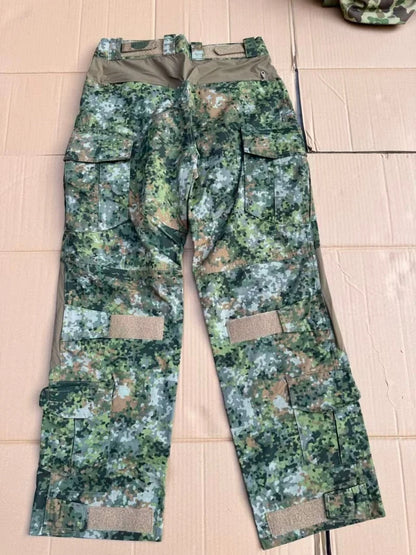 Pantalon tactique homme style G3, camouflage jungle néerlandais