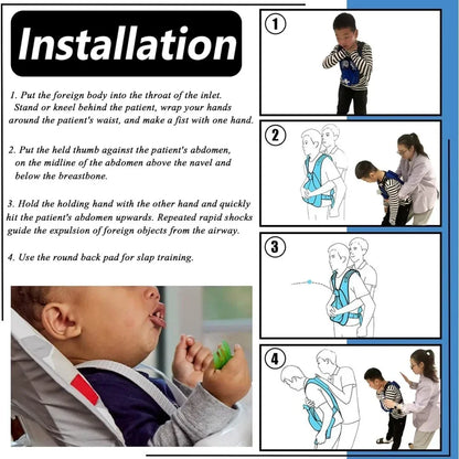 Mannequin Anti-Étouffement Heimlich – Entraînement Premiers Secours Adulte & Enfant – Simulation Obstruction Voies Aériennes