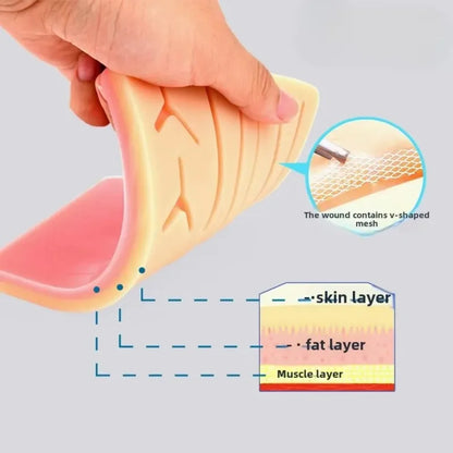 Pad de Suture en Silicone – Kit d'Entraînement Médical Étudiants & Chirurgiens – Simulation Peau Humaine
