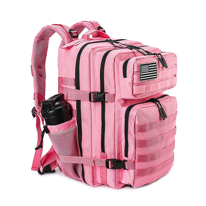 Sac à dos tactique 45 L avec système MOLLE et compartiment PC