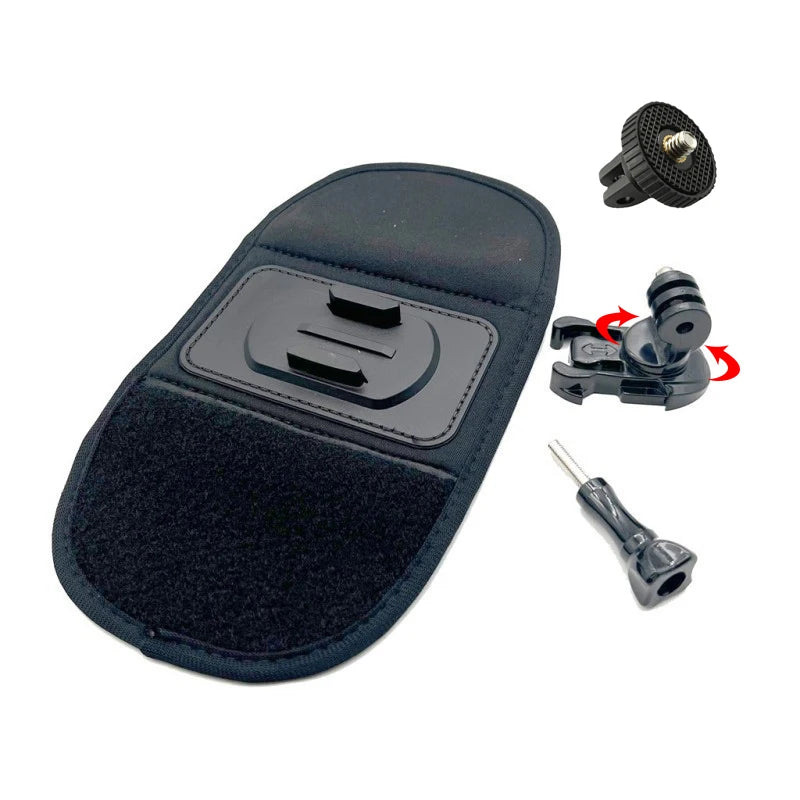 Support de Caméra 360° pour Bandoulière de Sac à Dos - Fixation pour GoPro, DJI Action, Insta360 et Plus BLACKBEARD OUTDOOR INDUSTRIES