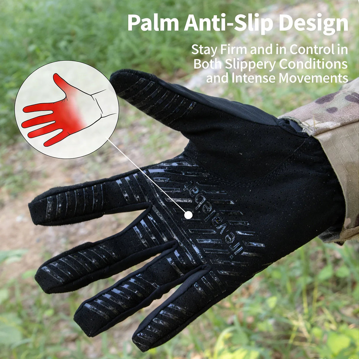 Gants Tactiques Squelette – Doigts Complets, Respirants & Compatibles Tactile – Moto, Airsoft