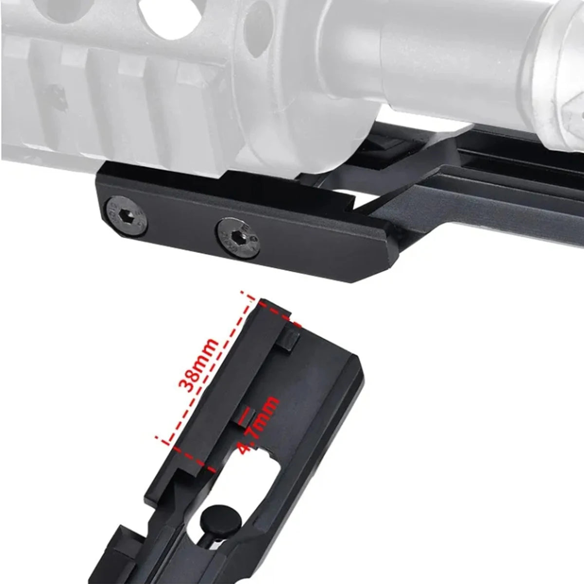 Lampe LED sur rail Picatinny 20 mm X300 / AK-SD