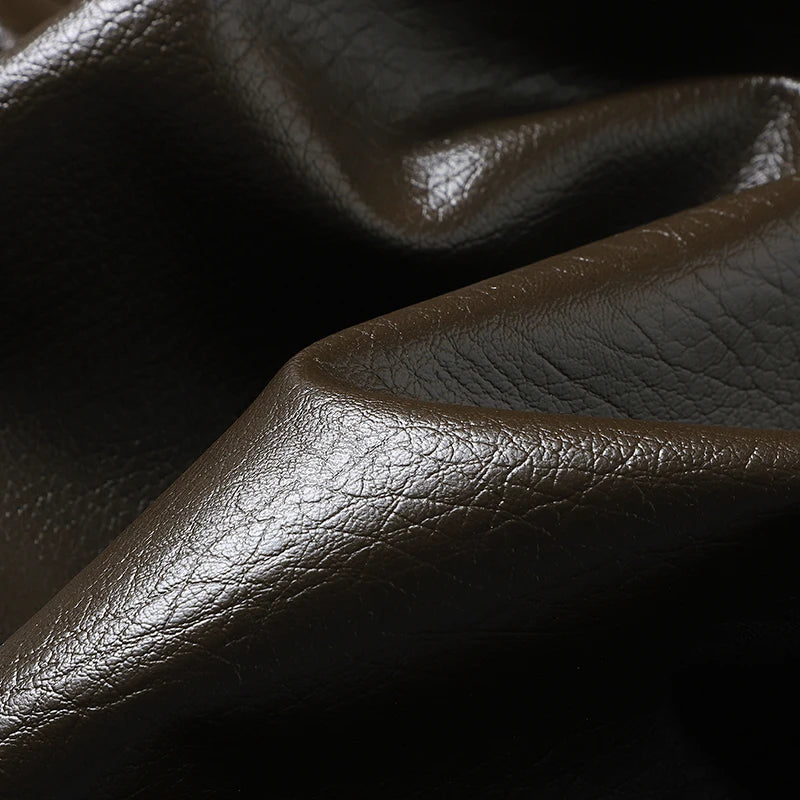 YJKVUR Men's Fleece-Lined Warm Faux Leather Jacket Waterproof Windproof Autumn Winter New Arrival Man Motorcycle Stylish Coat ﻿ BLACKBEARD OUTDOOR INDUSTRIES