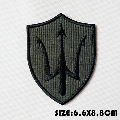 Patch Tactique Brodé SEALS DEVGRU NSWDG – Écusson Velcro Militaire