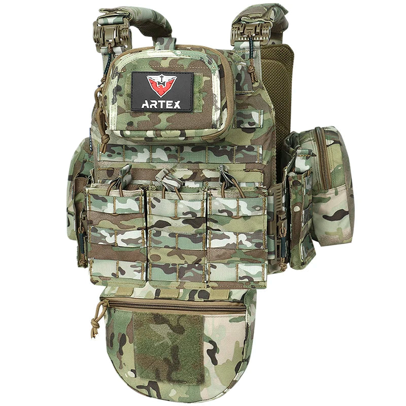 porte plaque Artex Quick Release MOLLE 1000D - BLACKBEARD OUTDOOR INDUSTRIES
