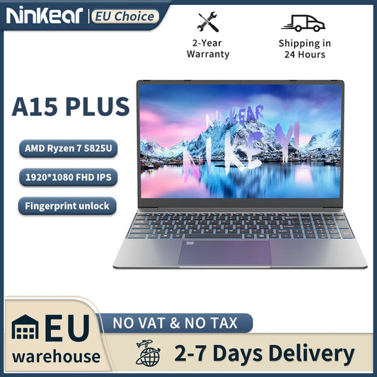 Ninkear A15 PLUS Laptop 15.6" FHD IPS — AMD Ryzen 7 5825U, 32GB RAM, 1TB SSD, Windows 11 Pro - BLACKBEARD OUTDOOR INDUSTRIES