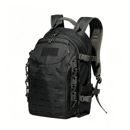 Sac à dos tactique 25L MOLLE multi-poches, noir ou kaki