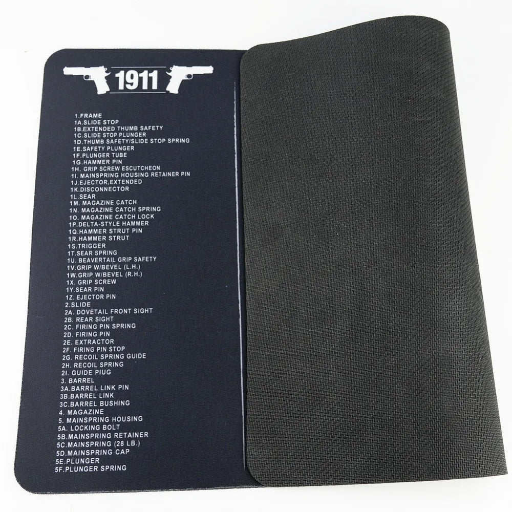 Tapis de Nettoyage pour Arme – Tapis d'Armurier avec Schéma Technique | CLUSGO - BLACKBEARD OUTDOOR INDUSTRIES