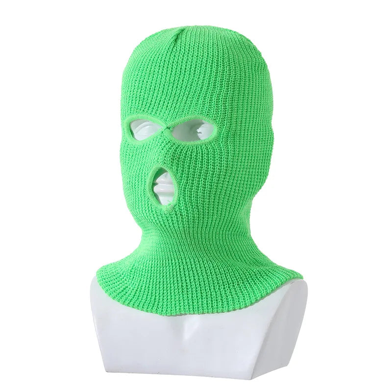 Balaclava cagoule trois trous en fibre acrylique Ma boutique