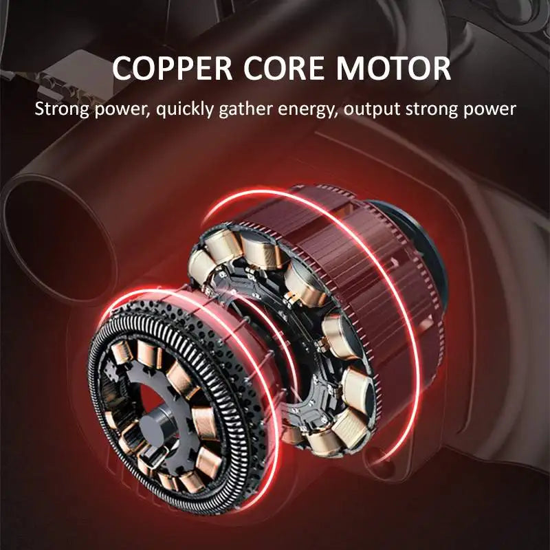 Tronçonneuse Électrique Sans Fil 3000W – Coupe Bois, Taille Pruning 6/8 Pouces – Outil Puissant Rechargeable 18V - BLACKBEARD OUTDOOR INDUSTRIES