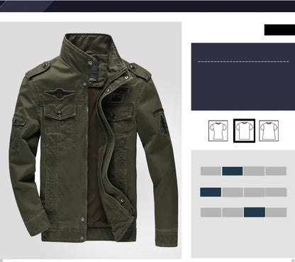 Veste Militaire Homme Air Force One | Coupe Printemps & Automne – Tailles M à 6XL - BLACKBEARD OUTDOOR INDUSTRIES