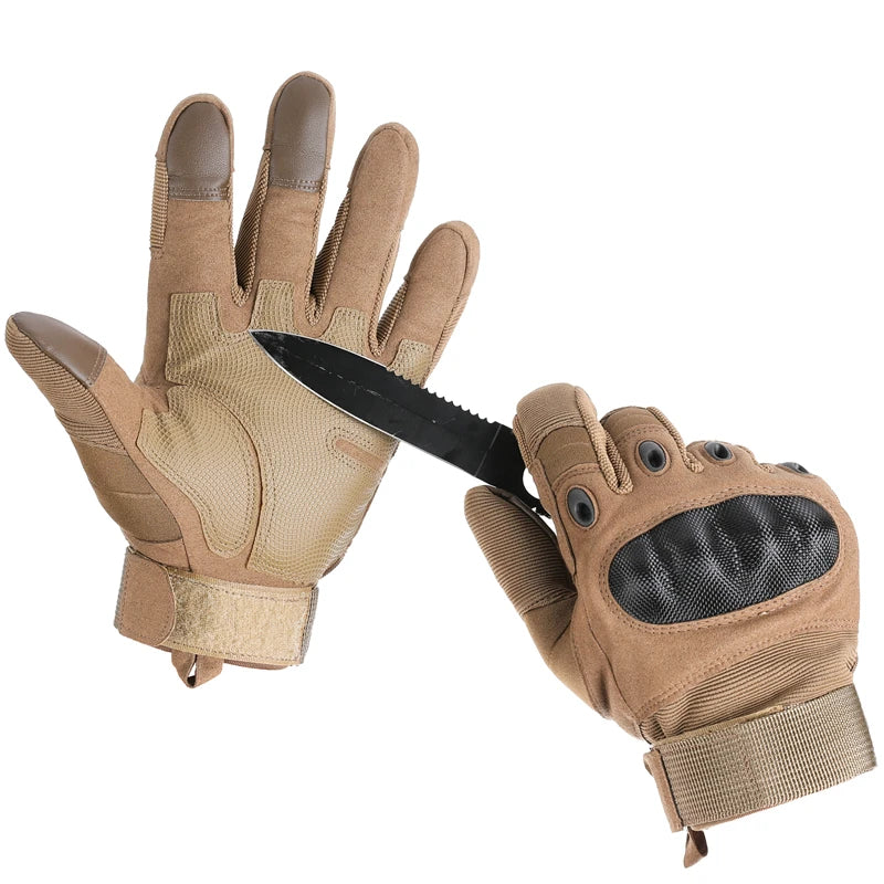 Gants Tactiques Moto AKINZABO – Homme & Femme Gants à Doigts Complets avec Coques de Protection – Écran Tactile – Idéal pour Moto, Airsoft, Outdoor - BLACKBEARD OUTDOOR INDUSTRIES