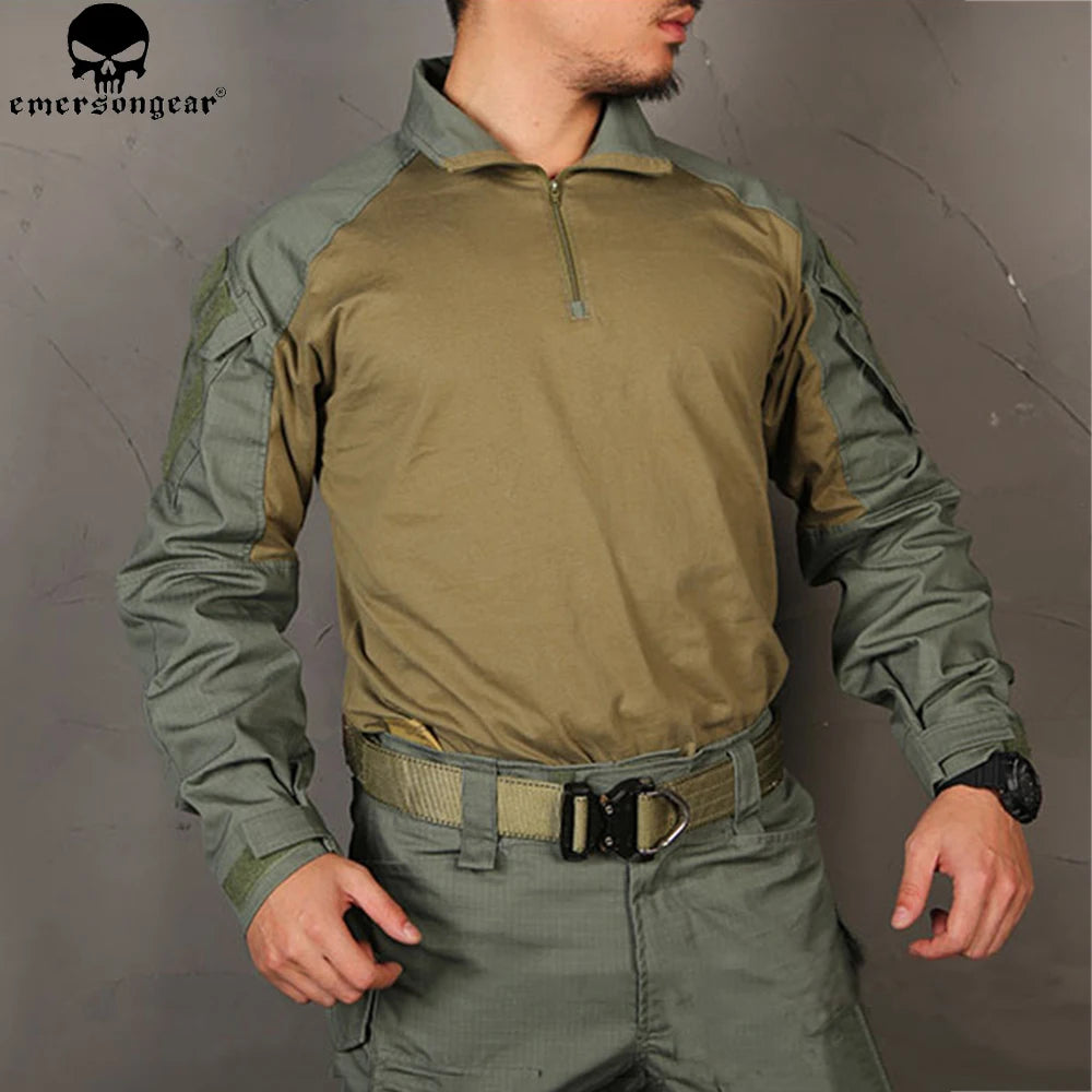 Chemise de Combat Multi-Camo EmersonGear G3 – Tenue Tactique Homme pour Airsoft, Chasse & Wargame - BLACKBEARD OUTDOOR INDUSTRIES