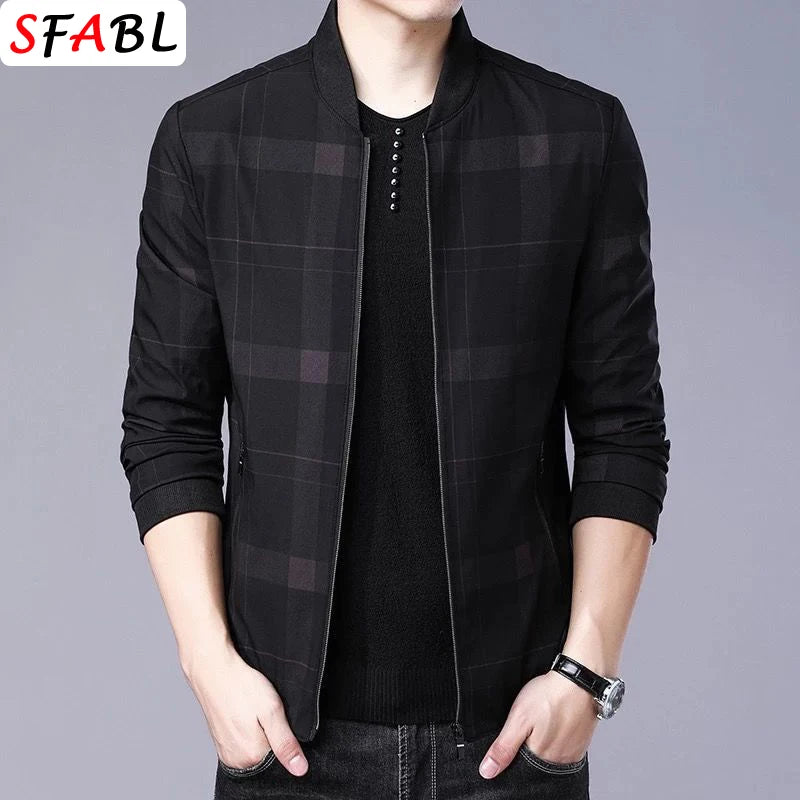 Veste Blazer Homme Business Casual – Coupe Ample, Col Rabattu, Fermeture Éclair | Printemps Été - BLACKBEARD OUTDOOR INDUSTRIES