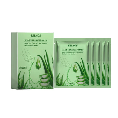 Masque pour Pieds à l'Aloe Vera - Hydratation, Exfoliation et Réparation des Pieds Sèches, Anti-Fissures - Soin de la Peau des Pieds BLACKBEARD OUTDOOR INDUSTRIES