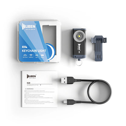 WUBEN G2 – Lampe Porte-Clés LED 500lm Rechargeable USB-C