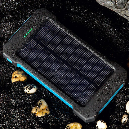 Power Bank Solaire 20 000mAh Étanche – Chargeur d'Urgence avec LED SOS & Boussole - BLACKBEARD OUTDOOR INDUSTRIES